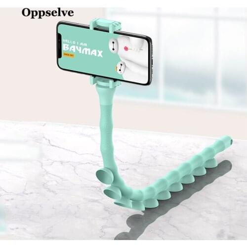New Cute Caterpillar Holder Lazy Bracket Worm Holder Flexible Suction Cup Stand For Car Home Wall Desktop Bicycle Phone Holder