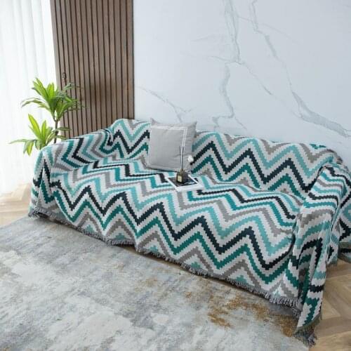 Bohemian Ethnic Style Blanket Geometric Retro Tapestry Sofa Blanket and Blanket Travel Camping Bed Blanket