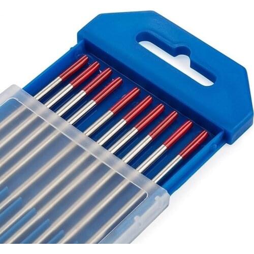 Professional Tungsten Electrodes TIG Welding Rods 150mm 1.0 1.6 2.0 2.4 3.0 3.2mm WT20 2% Lanthanated for Tig Welding Machine