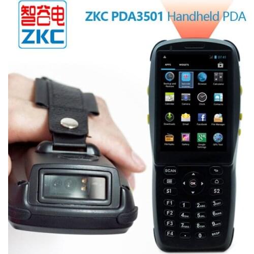 Industrial Handheld Rugged Barcode Scanner PDA Android ,RFID Reader with 3G wireless PDA wifi bluetooth ZKC PDA3501