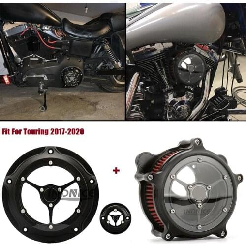 Clarity Red Air breather filter Derby point timing covers Fit For harley 2017-2020 CVO Street Glide FLHXSE 2017-2020 Road Glide