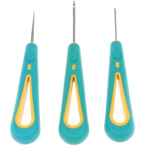 Leather shoe repair detachable manual stapler taper awl crochet crochet steel stapler punching sewing sewing tapered needle