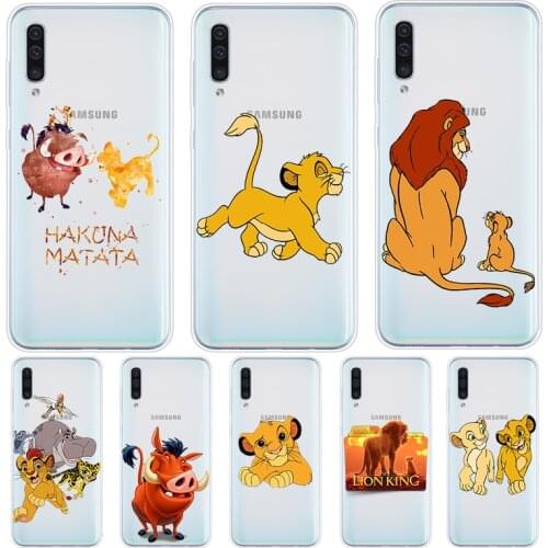 Silicone Cover Disney The Lion King For Samsung Galaxy A90 A80 A70 A70S A60 A50 A40 A30S A20S A20E A10 A10E Phone Case