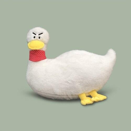 Funny duck plush pillow big white duck pillow with core pillow covers decorative