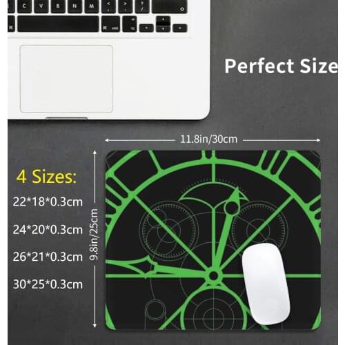 Wicked Clock Set Design-Green Mouse Pad DIY Print Wicked Musical Musicals Broadway West End Theatre