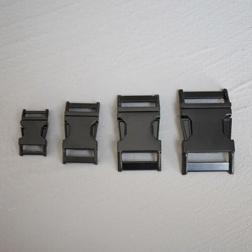 1 Pcs 15mm/20mm/25mm/30mm DIY Accessories Backpack Buckles Dog Collar Webbing Quick Release Metal Buckle Safety Clasp Bracelet