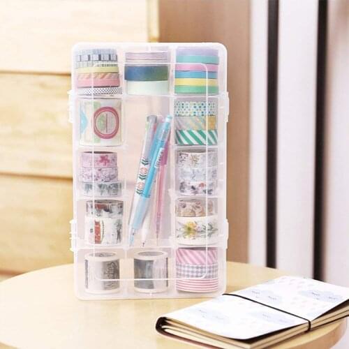 15 Grids Plastic Jewelry Beads Pills Nail Tips Storage Box Detachable Case Container Jewelry Beads Pill Screw Organizador #20