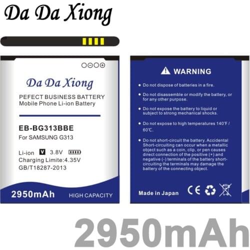 2950mAh B100AE EB-BG313BBE Battery for Samsung GALAXY Trend 2 GT-S7898,S7270,S7392,S7390 i679,GT-S7262,SM-Z130H,SM-G318H Ace 3 4