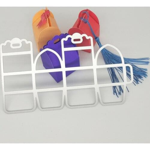 3D gift box, candy box, Christmas decoration card metal cutting mold DIY scrapbook paper photo process template