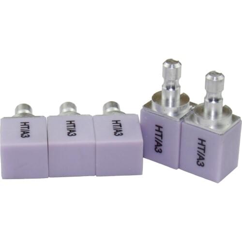 5pcs/ lot C14 HT A1 A2 A3 lithium disilicate glass ceramic dental cerec blocks for Amman system