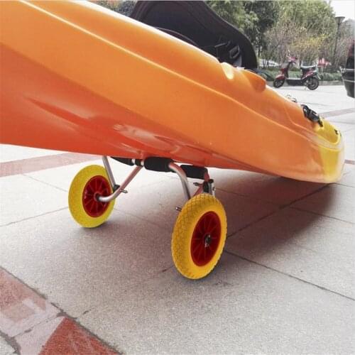 8'/10' Replacement Puncture Proof Tyre on Wheel for Kayak Trailer Trolley Sack Trucks Jockey Wheels
