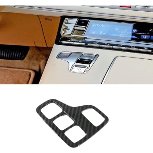 For Hyundai Grandeur 2021 2022 Car interior Accessories moulding Stickers Central Control Gear shift Panel Trim Cover decals