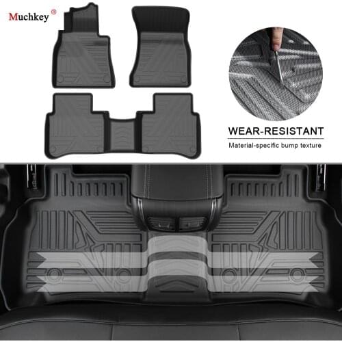 Car Floor Mats For BENZ S-Class 2014-2020 TPE Non-Slip Foot Pad Waterproof Rubber Carpets Auto Automobile Interior Accessories