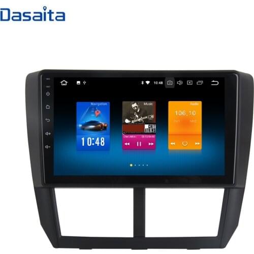 Android 9.0 Car multimedia player for Subaru Forester 2008-2012 Radio 1 din GPS Navi Octa Core 4Gb Ram IPS screen RDS USB MP3