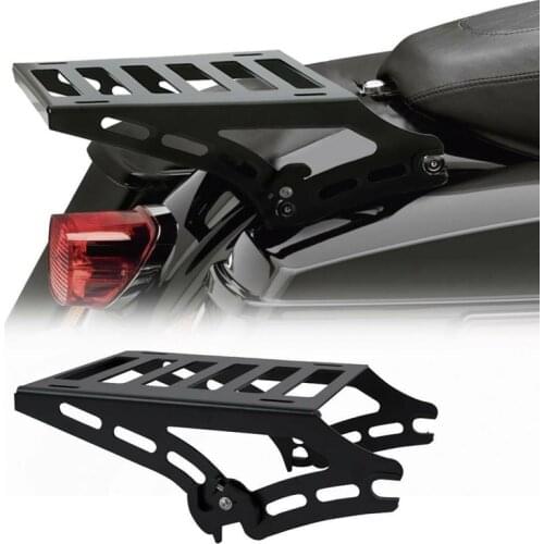 Motorcycle Two Up Pack Mounting Luggage Rack For Harley Tour Pak Touring Road King Electra Street Glide FLHR FLHX FLTRX 14-20