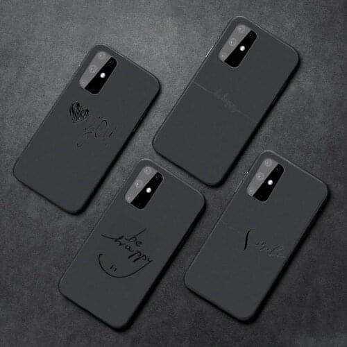 Love Heart Letter Phone Case For Samsung A21S A32 A51 A52 A71 A50 A12 S10 S20 S21 Plus Fe Ultra