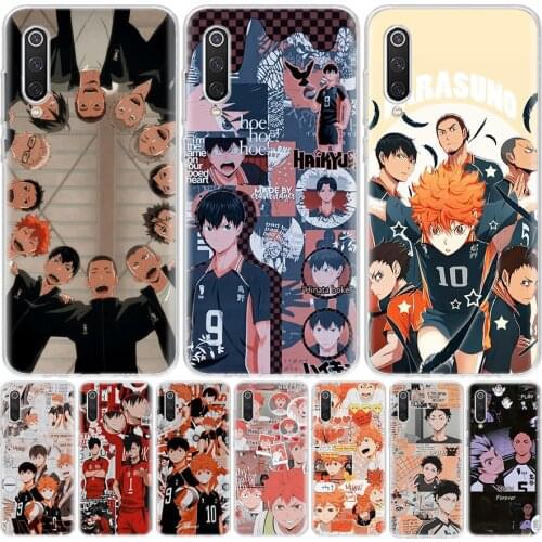 Haikyuu Nekoma Anime Phone Case For Xiaomi Mi 11 9 8 A3 A2 A1 CC9 E 9T 10T Note 10 Lite F2 Pro F3 X3 6X 5X F1 Coque Cover