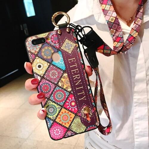 Wrist Strap Phone Case For Huawei P10 Plus P20 Pro Lite Nova3E P30 Pro Lite Nova 4E with Lanyard Neck Strap Cover For Huawei P30