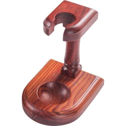 Tobacco Pipe Holder Sandalwood Smoking Pipe Holder Classic Retro Display Stand Rack Red Sandalwood Pipe Rack Smoking Accessories