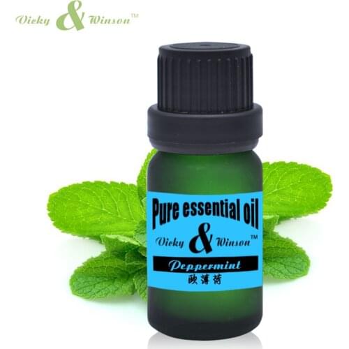 Vicky&winson Peppermint essential oil 10ml Mentha longifolia oils Moisten remove halitosis Relieve itching Relax Sleeping VWDF32