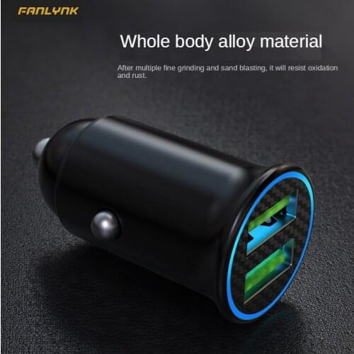 Fanlynk USB Type-C Qualcomm Quick 3.0 QC 3.0 4.0 PD 3.0 Car Cigarette Lighter Fast Charger For iPhone Samsung Xiaomi