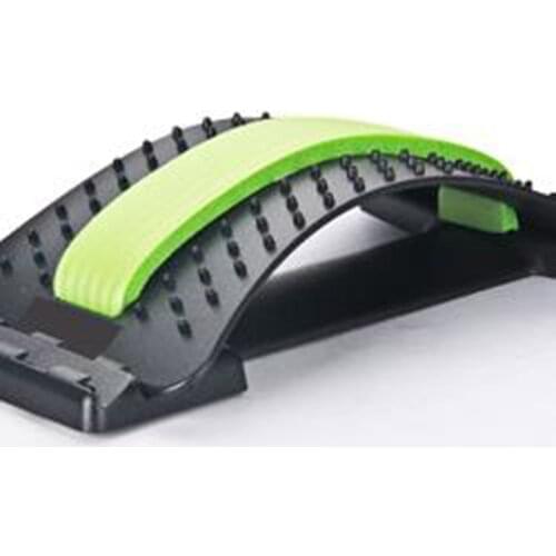 Back Massager Stretcher Fitness Massage Equipment Stretch Relax Stretcher Lumbar Support Spine Pain Relief Chiropractic Dropship