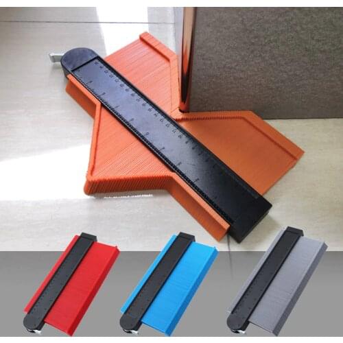 5”/10” Contour Gauge with Lock 130mm Widen ABS Template Profile Gauge Shape Duplicator Tiling Laminate Tiles Edge Measuring Tool