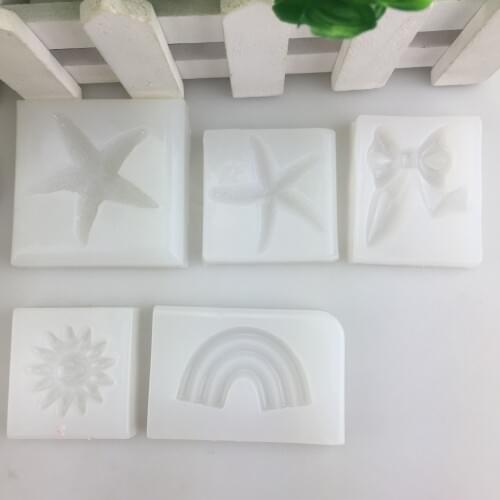 Starfish Bow Silicone Mold - Sugarcraft, Cake Decorating, Fondant, Polymer Clay ,Cabochon, Resin, Jewelry, Wax Food Safe