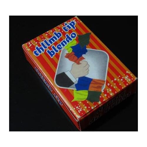 Thumb Tip Blendo Silk Magic Tricks Handkerchiefs Four Silk Joined Into One Magia Stage Illusions Props Gimmick Mentalism