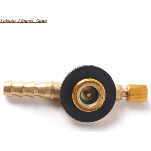 Stainless Steel Outdoor Camping Gas Stove Safe Switching Charging Inflatable Valve Adapter for Flat Tank Liquefied Gas Cylinder