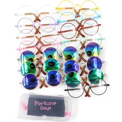 Glasses suitable For 1/6 Blyth doll Cute and cool Different Colors roundness ICY BJD fashion accessiories Free shipping
