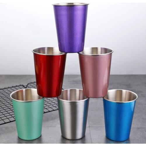 Stainless steel beer mug outdoor portable car mug office Home Hotel coffee mug Water cup Drink cup Available in multiple colors