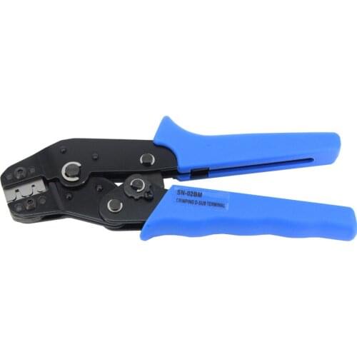 Crimping Pliers SN-02BM,PH2.0 Dupont Terminal D-SUB Clamp Pliers,XH2.54, 28-20AWG Wire Cutting Mould Crimping Tool 0.08-0.5mm2