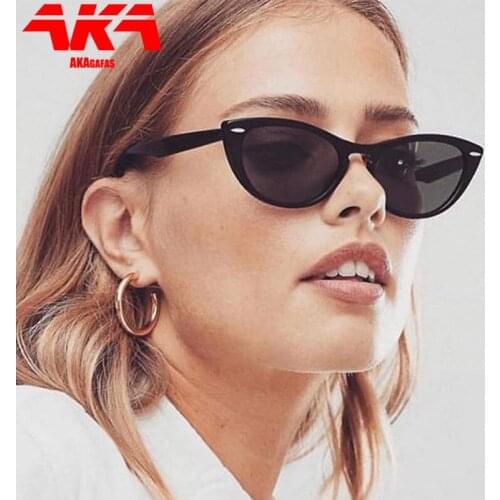 AKAgafas Cat Eye Sunglasses Women 2021 Luxury Vintage Sunglasses Women Classic Glasses for Women Mirror Oculos De Sol Feminino