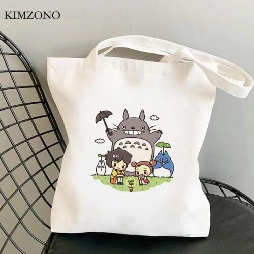 Totoro shopping bag shopper reusable bolsa tote recycle bag handbag bag ecobag sac cabas cabas