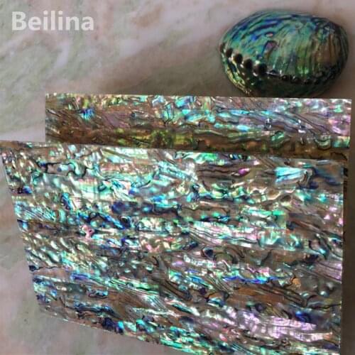 1mm thickness New Zealand abalone shell sheet mother of pearl laminate for musical instrument and wood inlay Size 240mm/140mm