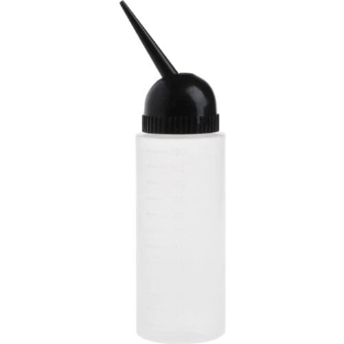 120ml Salon Reusable Hair Washing Cleaning Refillable Squeeze Bottle Hairdressing Tool Dry Hair Accessory