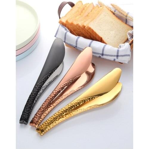 304 Stainless Steel Kitchen Food Clip Multifunctional Barbecue Lengthened Commercial Household Cake Baking Bread Clip