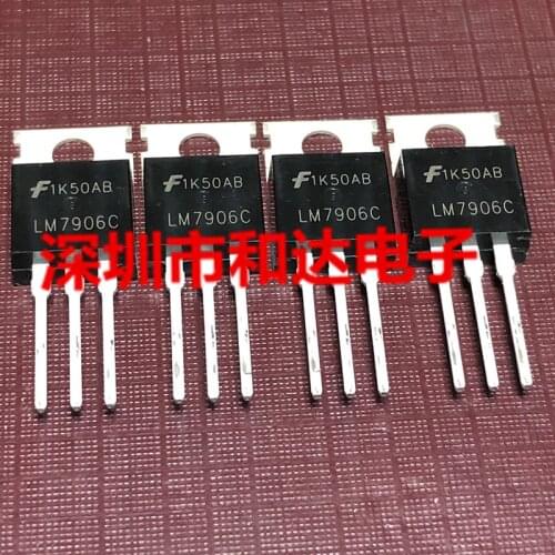 5piece) LM7906C TO-220 / 08N80C3 SPP08N80C3 800V 8A / SB10100 100V 10A / PTP02N04N 40V 280A TO-220