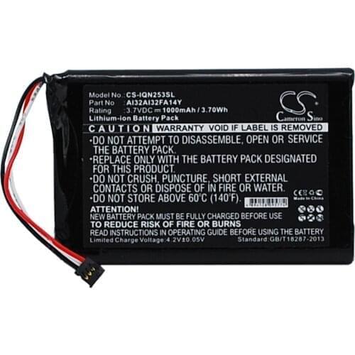 2021 Battery For Garmin AI32AI32FA14Y Nuvi 2599LMT 5-inch,Nuvi 2599LMTHD 1000mAh / 3.70Wh