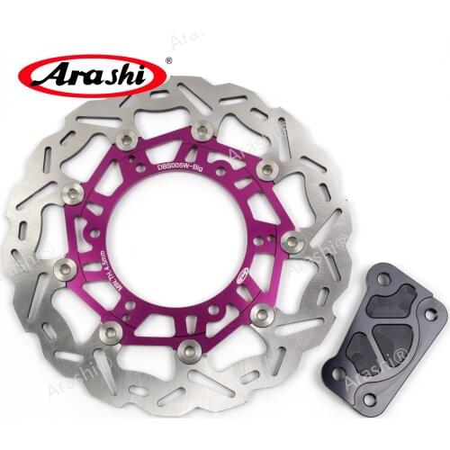 Arashi 1PCS For YAMAHA YP 250 MAJESTY DX/ABS 1999 2000 2001 2002 2003 2004 2005 CNC Floating Front Brake Disc Brake Rotors