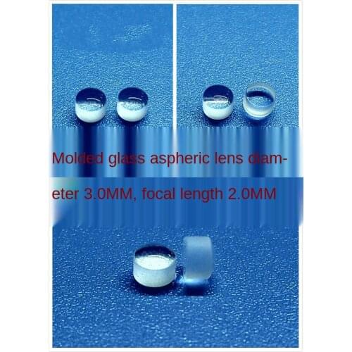 2mm Short-focus Molded Glass Aspherical Collimating Lens, Laser Tube Lamp Holder, Laser Module Focusing Lens