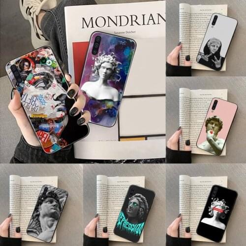 David Medusa plaster art Phone Case For Samsung Galaxy M10 20 30 A 40 50 70 71 6S A2 A6 A9 2018 J7 CORE PLUS STAR S10 5G C8
