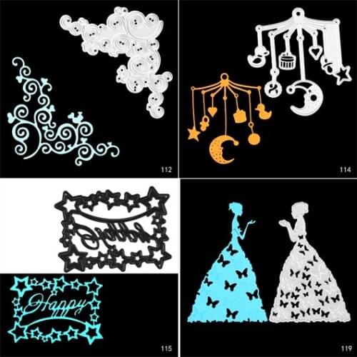 DABOXIBO Girls And Flowers Metal Cutting Dies Mold For DIY Scrapbooking Cards Making Decorate Crafts 2020 NEW Arrival