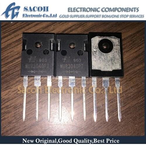 New Original 10PCS/Lot MUR3040PT MUR3040PTG or MUR3040WT or MUR3040PA MUR3040CT MUR3040 3040 TO-247 30A 400V Fast Recovery Diode
