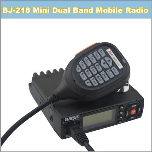 Hot Sale Mini Transceiver baojie BJ-218 Dual Band 136-174/400-470MHz Radio Station Dual band Mini mobile Radio transceiver