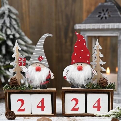 Exquisite Wooden Advent Calendar Christmas Advent Calendar Christmas Decorations For Home Gifts For The New Year