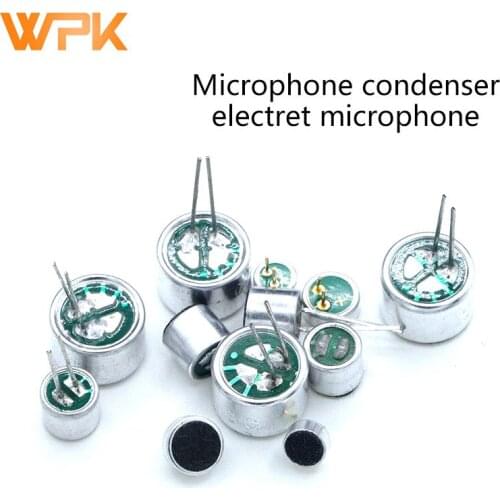 Microphone 6*5 7*9 6*2.2MM Condenser Electret Microphone 52DB Pickup With Pin Without Microphone 5Pcs