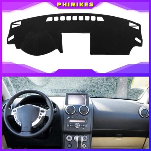 For Nissan Qashqai J10 Rogue 2006 2007 2008-2013 Car Dashboard Cover Mat Pad Dashmat Sun Shade Instrument Carpet Car Accessories