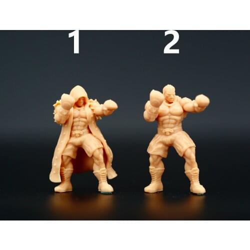 1:87 1:64 People Model Boxer Model Anime Character Model Handmade Resin White Model Need To Be Colored By Yourself